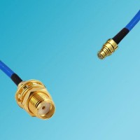 SMA Bulkhead Female to SMP Female Semi-Flexible Cable