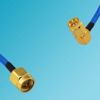 SMA Male to SMA Male Right Angle Semi-Flexible Cable