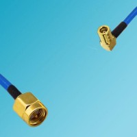 SMA Male to SMB Female Right Angle Semi-Flexible Cable