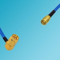 SMA Male Right Angle to SMB Female Semi-Flexible Cable