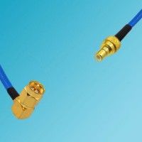 SMA Male Right Angle to SMB Male Semi-Flexible Cable