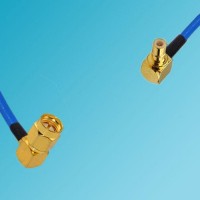 SMA Male Right Angle to SMB Male Right Angle Semi-Flexible Cable