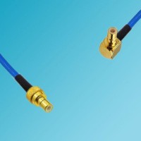 SMB Male to SMB Male Right Angle Semi-Flexible Cable