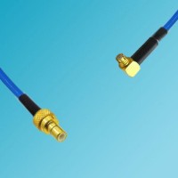 SMB Male to SMP Female Right Angle Semi-Flexible Cable