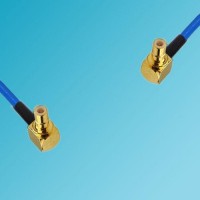SMB Male Right Angle to SMB Male Right Angle Semi-Flexible Cable