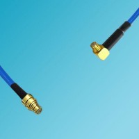 SMP Female to SMP Female Right Angle Semi-Flexible Cable