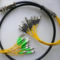 12 Strand FC/APC FC/UPC Singlemode Outdoor Waterproof Patch Cable