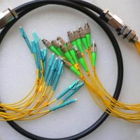 12 Strand FC/APC LC/UPC Singlemode Outdoor Waterproof Patch Cable