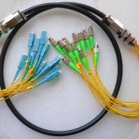 12 Strand FC/APC SC/UPC Singlemode Outdoor Waterproof Patch Cable