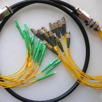12 Strand FC/UPC LC/APC Singlemode Outdoor Waterproof Patch Cable