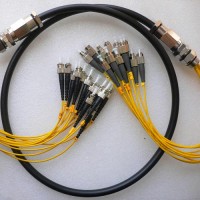 12 Strand FC/UPC ST/UPC Singlemode Outdoor Waterproof Patch Cable