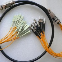 12 Strand SC ST 50 Multimode Outdoor Waterproof Patch Cable