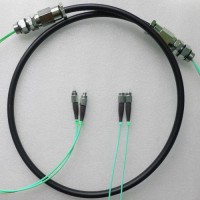 2 Strand FC FC OM3 Multimode Outdoor Waterproof Patch Cable
