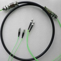 2 Strand FC ST OM4 Multimode Outdoor Waterproof Patch Cable
