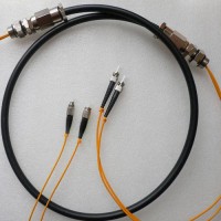 2 Strand FC ST 50 Multimode Outdoor Waterproof Patch Cable