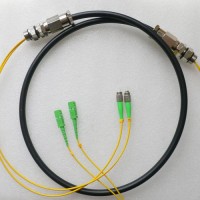 2 Strand FC/APC SC/APC Singlemode Outdoor Waterproof Patch Cable