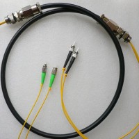 2 Strand FC/APC ST/UPC Singlemode Outdoor Waterproof Patch Cable
