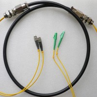 2 Strand FC/UPC LC/APC Singlemode Outdoor Waterproof Patch Cable
