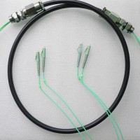 2 Strand LC LC OM4 Multimode Outdoor Waterproof Patch Cable
