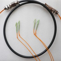 2 Strand LC LC 62.5 Multimode Outdoor Waterproof Patch Cable