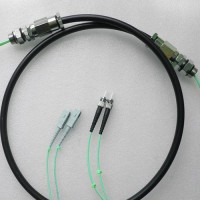 2 Strand SC ST OM4 Multimode Outdoor Waterproof Patch Cable