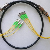 4 Strand FC/APC FC/APC Singlemode Outdoor Waterproof Patch Cable