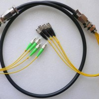 4 Strand FC/APC FC/UPC Singlemode Outdoor Waterproof Patch Cable