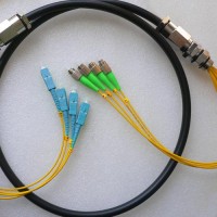 4 Strand FC/APC SC/UPC Singlemode Outdoor Waterproof Patch Cable