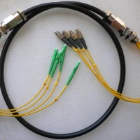 4 Strand FC/UPC LC/APC Singlemode Outdoor Waterproof Patch Cable