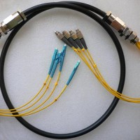 4 Strand FC/UPC LC/UPC Singlemode Outdoor Waterproof Patch Cable
