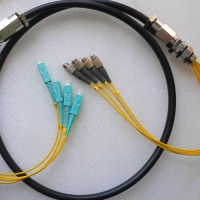 4 Strand FC/UPC SC/UPC Singlemode Outdoor Waterproof Patch Cable
