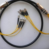 4 Strand FC/UPC ST/UPC Singlemode Outdoor Waterproof Patch Cable