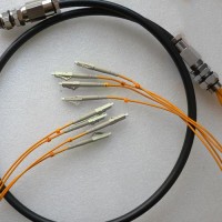 4 Strand LC LC 50 Multimode Outdoor Waterproof Patch Cable