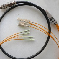 4 Strand LC SC 62.5 Multimode Outdoor Waterproof Patch Cable