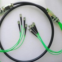 4 Strand ST ST OM4 Multimode Outdoor Waterproof Patch Cable
