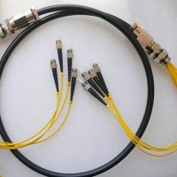 4 Strand ST/UPC ST/UPC Singlemode Outdoor Waterproof Patch Cable