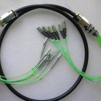 6 Strand FC LC OM3 Multimode Outdoor Waterproof Patch Cable