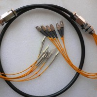 6 Strand FC LC 50 Multimode Outdoor Waterproof Patch Cable