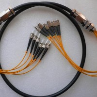 6 Strand FC ST 50 Multimode Outdoor Waterproof Patch Cable