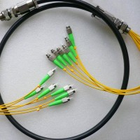 6 Strand FC/APC FC/APC Singlemode Outdoor Waterproof Patch Cable