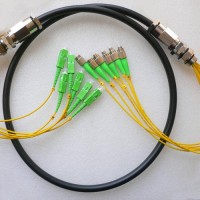 6 Strand FC/APC SC/APC Singlemode Outdoor Waterproof Patch Cable
