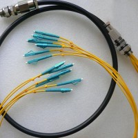 6 Strand LC/UPC LC/UPC Singlemode Outdoor Waterproof Patch Cable