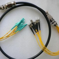 6 Strand LC/UPC ST/UPC Singlemode Outdoor Waterproof Patch Cable