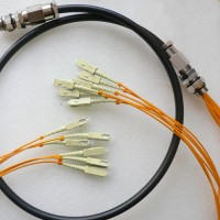 6 Strand SC SC 62.5 Multimode Outdoor Waterproof Patch Cable