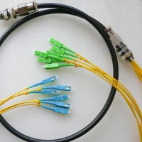 6 Strand SC/APC SC/UPC Singlemode Outdoor Waterproof Patch Cable