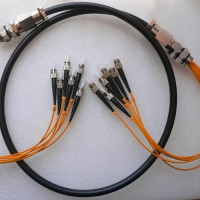 6 Strand ST ST 50 Multimode Outdoor Waterproof Patch Cable