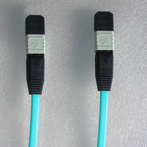 8 Fiber MPO MPO 50/125 OM4 Multimode Patch Cable
