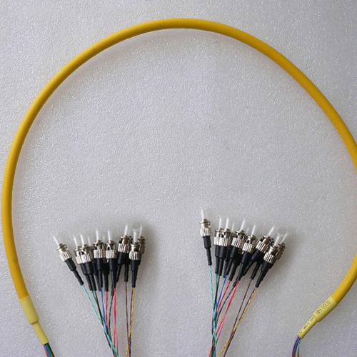 12 Fiber ST/UPC ST/UPC 9/125 OS2 Singlemode Patch Cable