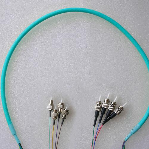 4 Fiber FC/PC ST/PC 50/125 OM4 Multimode Patch Cable