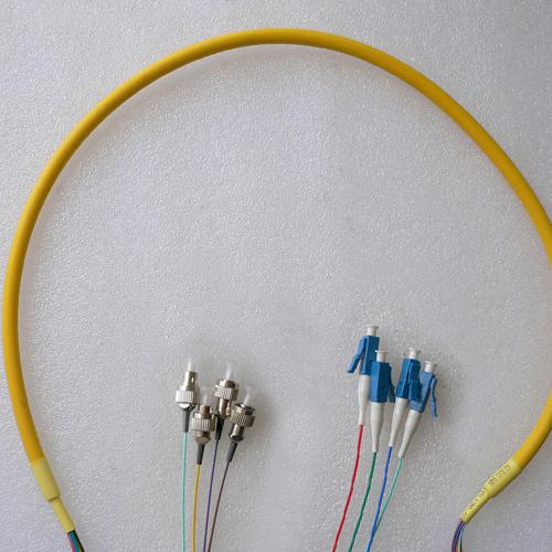 4 Fiber FC/UPC LC/UPC 9/125 OS2 Singlemode Patch Cable